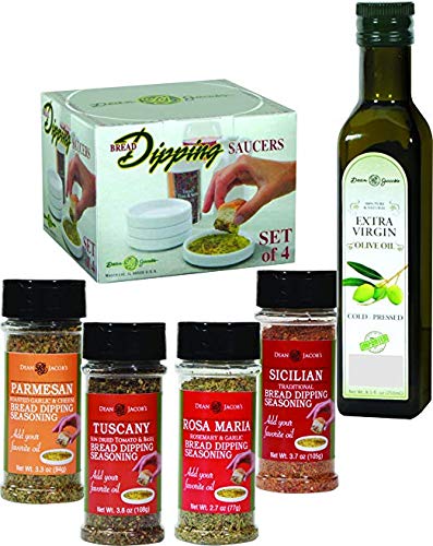 Bread Dipping Seasonings - Dean Jacob's 4 Spice Variety Pack
